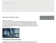 Tablet Screenshot of osevents.com